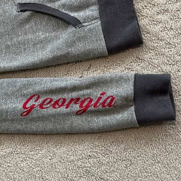 Univ. of Georgia Colosseum Athletics Lady's Gray Full Zip Hoodie Med College NWT - Picture 8 of 14